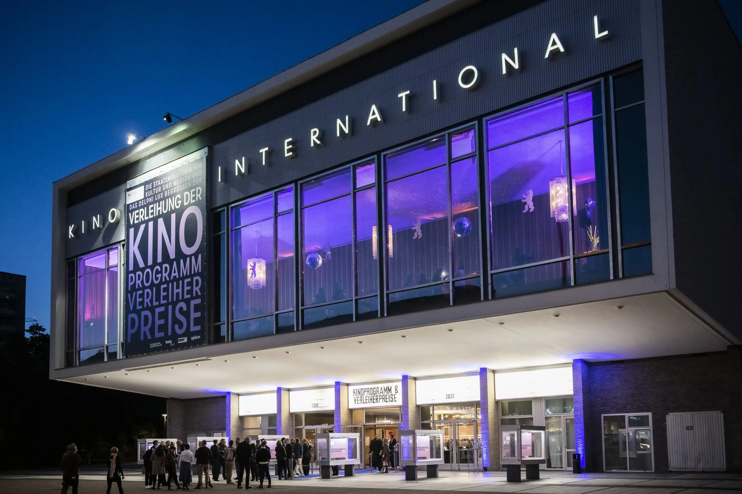 Das Berliner Kino International am Abend der Verleihung der Kinoprogramm- und Verleiherpreis